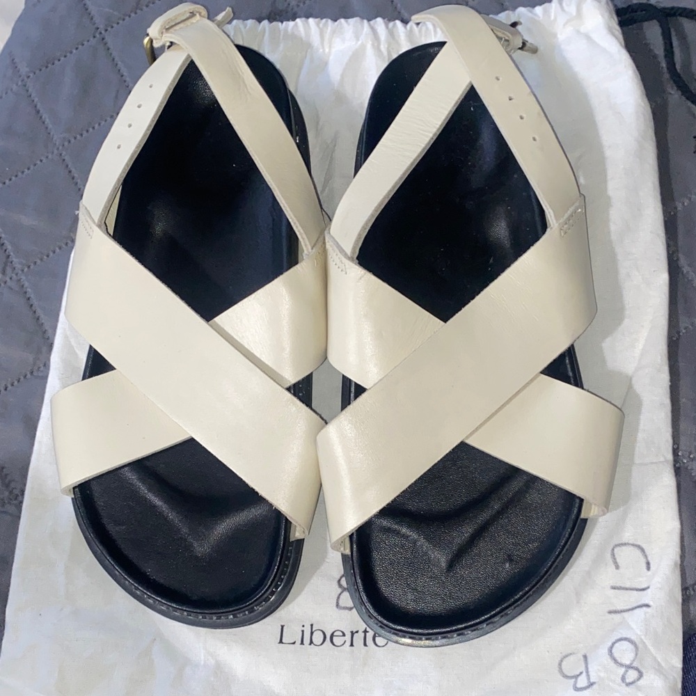 Liberte Women's Cream Sandals